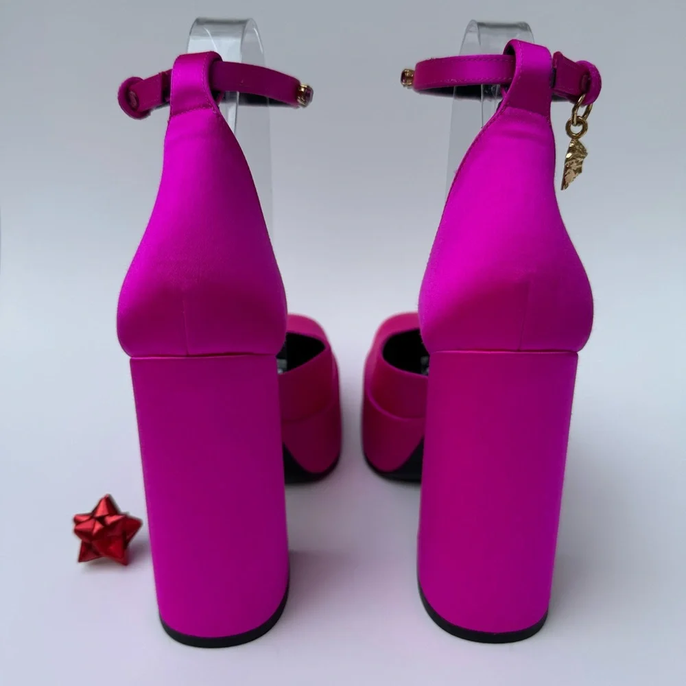 VERSACE PLATFORMS HEELS - Picture 4 of 17